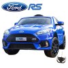 Racing Blue Ford Focus RS Kids 12v Ride On Sports Car