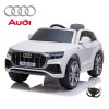 12V Official White Audi Q8 Kids Battery Ride On Jeep with Remote