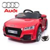 Red 12v Dual Motor Licensed Audi TTRS Roadster Kids Car