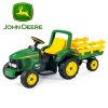 6 Volt John Deere Electric Ride-On Tractor & Trailer