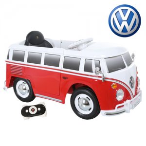 6v Red Official VW T2 Ride on Camper Van with Remote - £229.95 : Kids ...