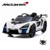 12V Official McLaren Senna F1 Ride On Car White with Remote