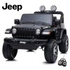 Licensed Wrangler 12v 4x4 Kids Ride On Suspension SUV