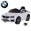 Licensed BMW 6 GT 12v White Kids Ride On Coupe Car