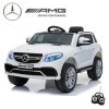 Official 12v Mercedes GLE63 Kids Ice White Ride On Jeep