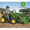 12v John Deere Ride on Tractor Ground Loader with Radio