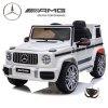 Official 12v 2021 Kids White Mercedes G63 Ride On Electric Jeep