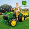 John Deere 12v Ground Force Tractor & Trailer by Peg Perego